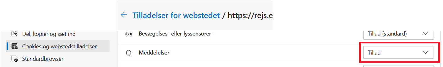 Browsertilladelse
